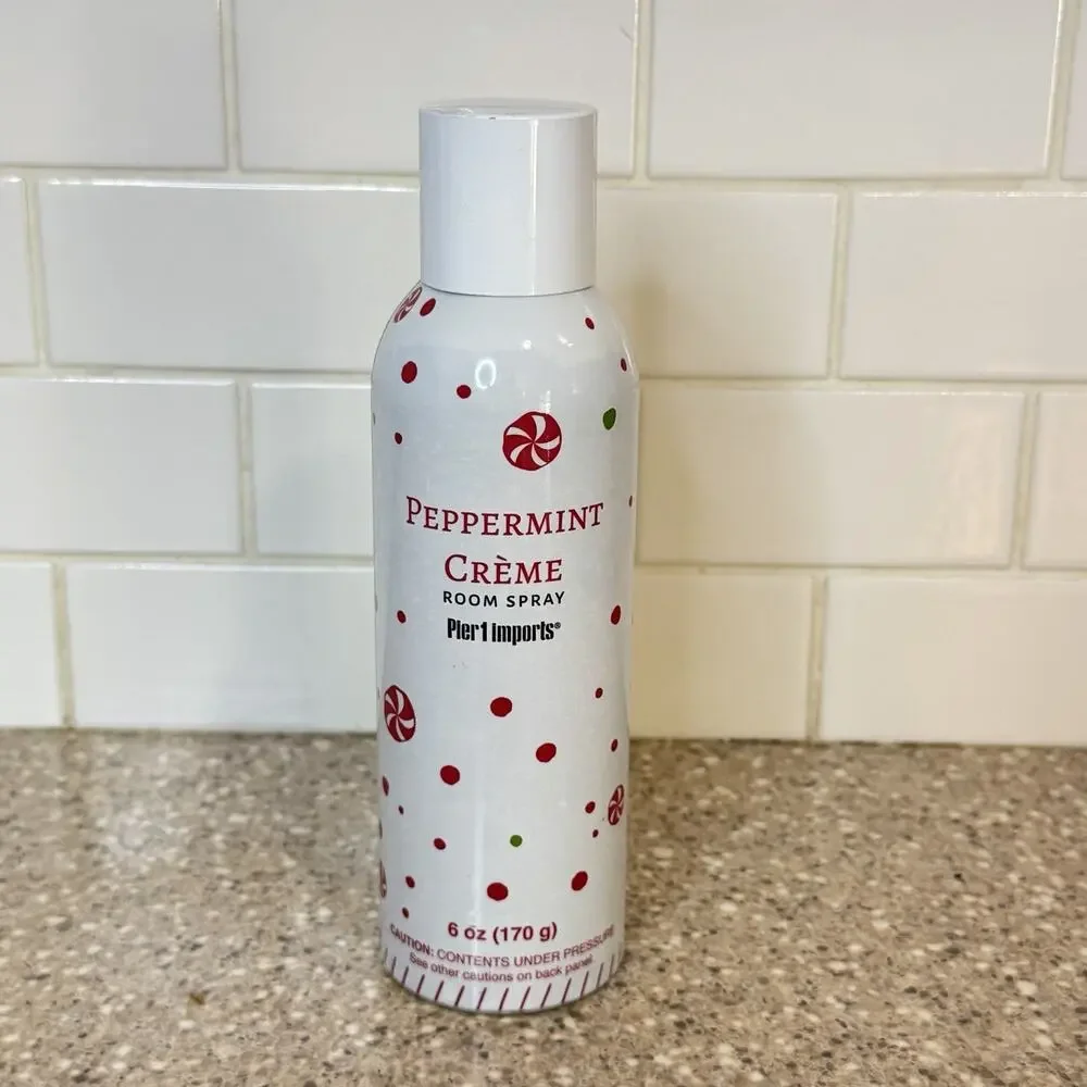 Pier 1 Imports Peppermint Creme Room Spray 6 oz Christmas Peppermint Scent